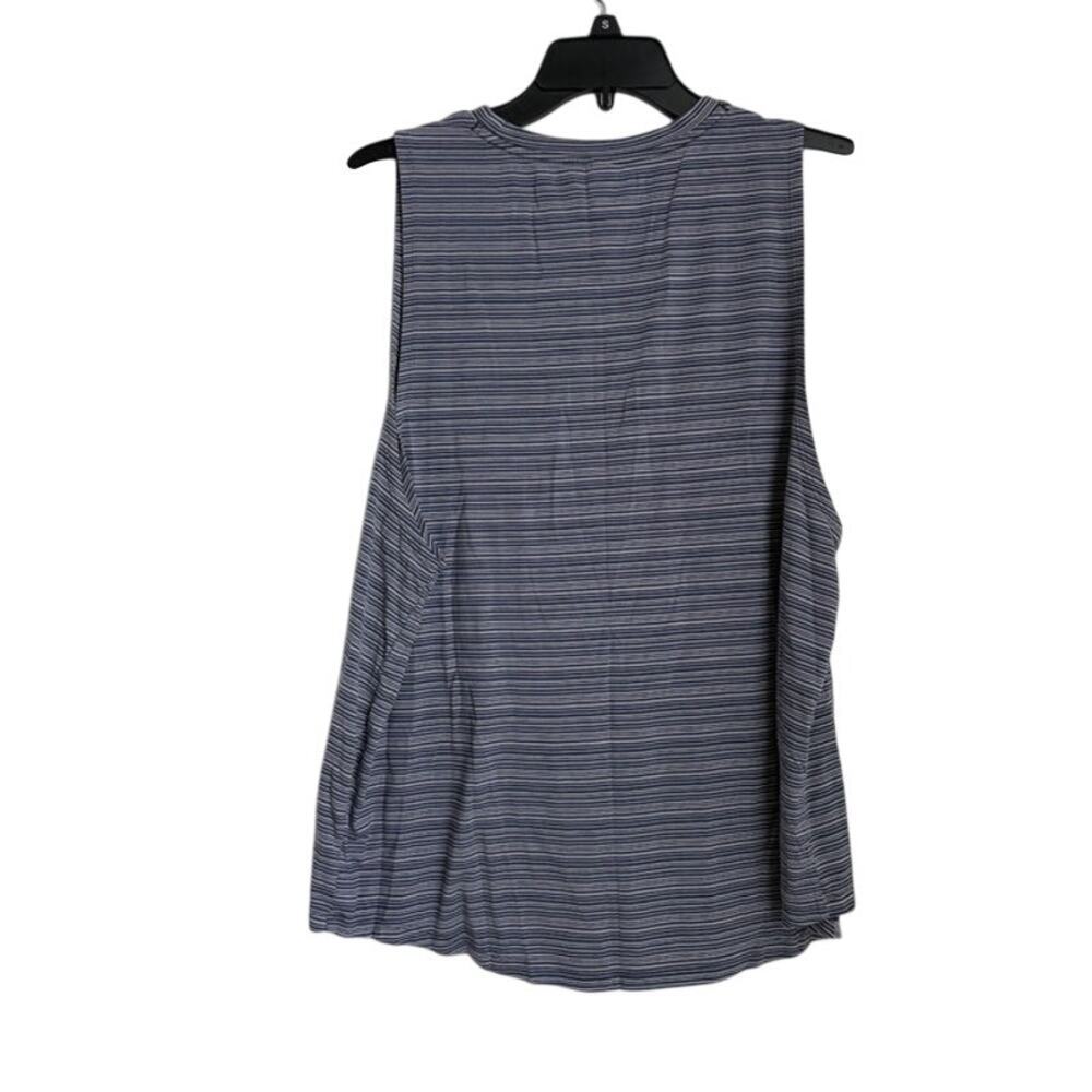 Athleta Womens Cloudlight Stripe Muscle Tank Top Size XL - Picture 3 of 5